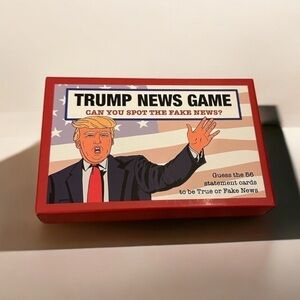 NWT Trump News Game- Can You Spot the Fake News? Card game